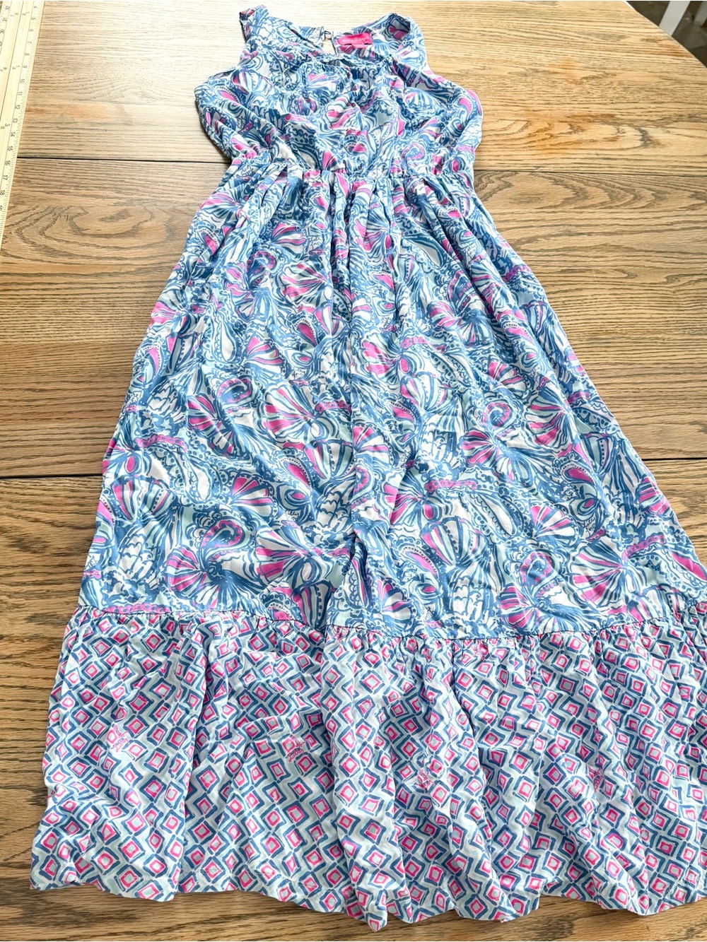 Lilly Pulitzer Target collab maxi dress youth girls XL 14/16